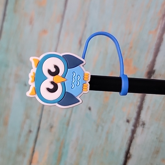 Other - Blue Owl Straw Topper